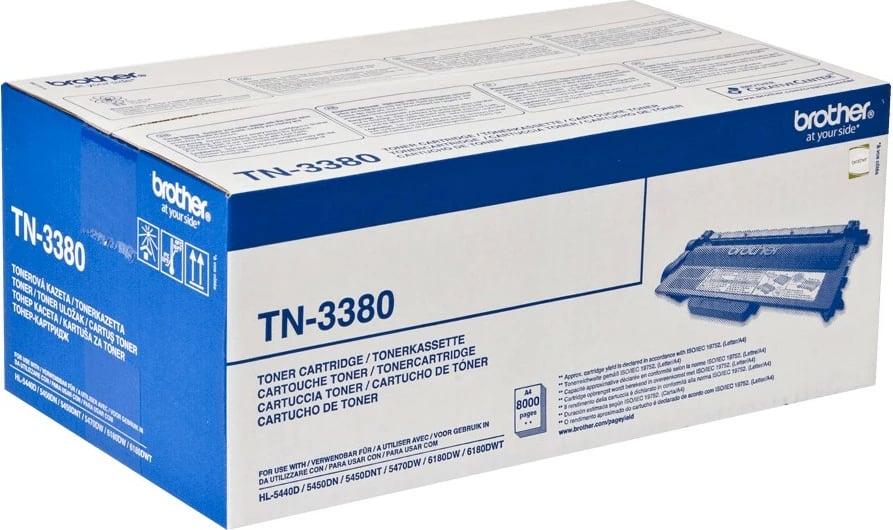 Toner Brother TN-3380, 8000 faqe, 1 copë, E zezë