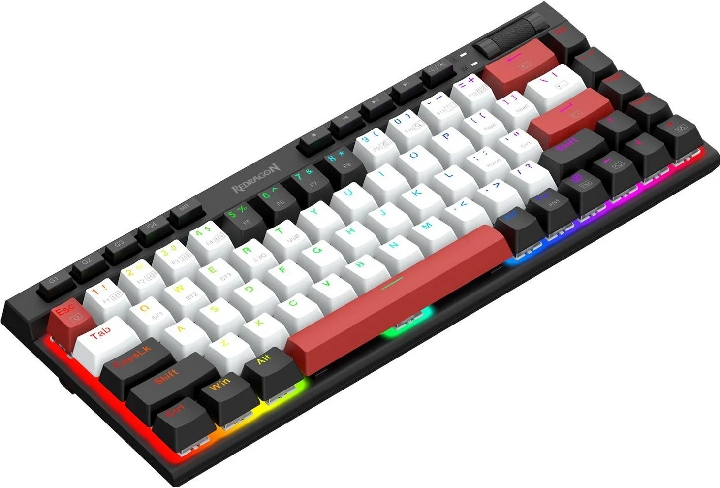 Tastierë Redragon K635WBR-RGB-PRO MagicWand Mini, e zezë