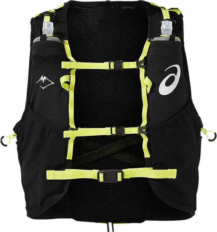 Çantë Kurrizore Asics Fujitrail Hydration Vest për Vrapim, e Zezë