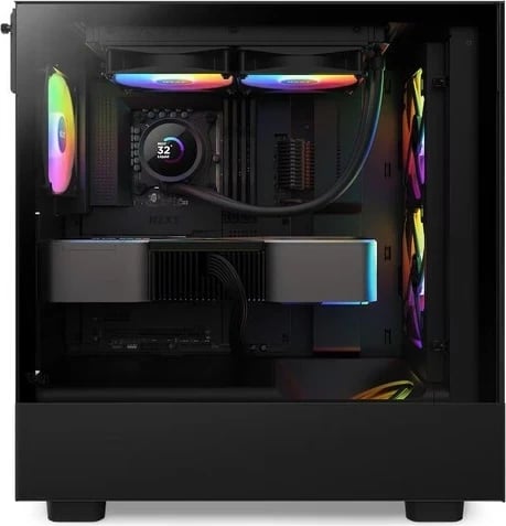 Ftohës uji CPU NZXT Kraken 240 RGB LCD, i zi