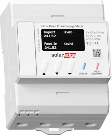 Matës Energjie SolarEdge MTR-240-3PC1-D-A-MW, i bardhë