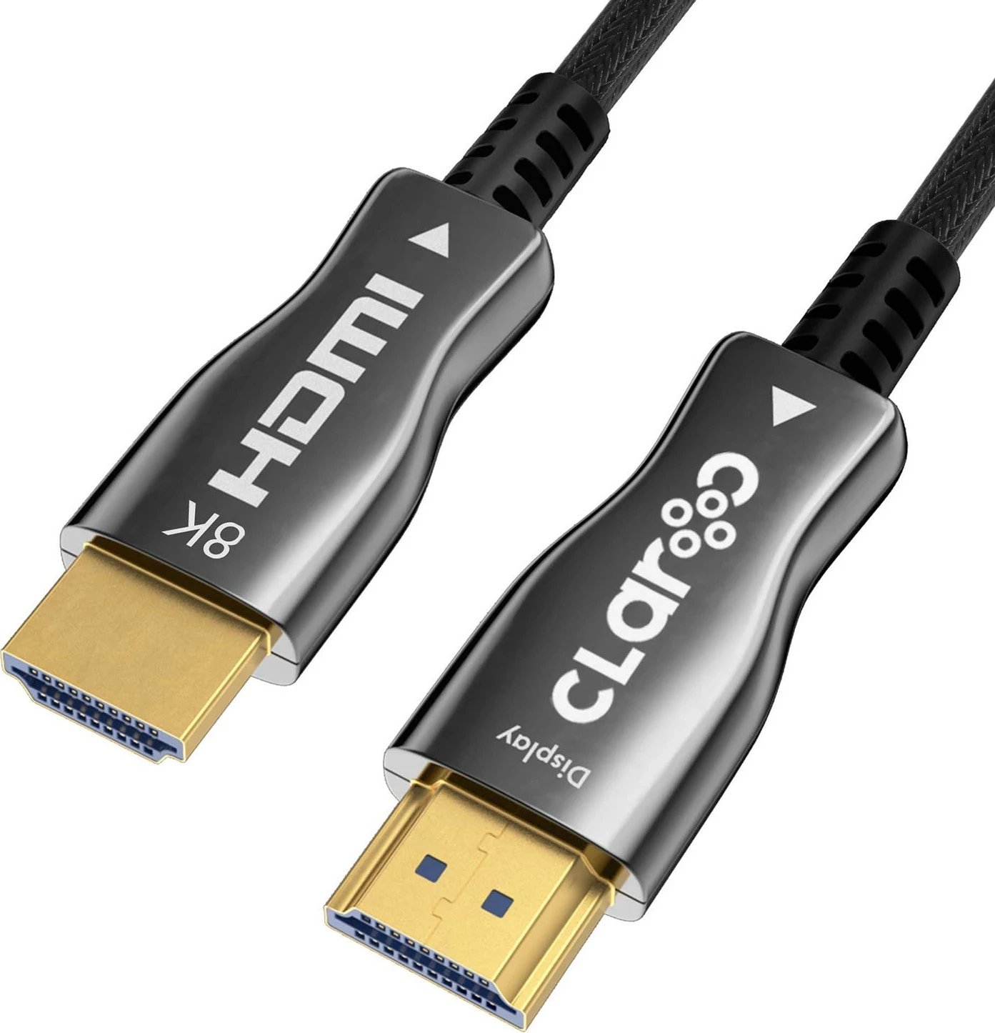 Kabllo HDMI optike Claroc 8K@60Hz 4K@120Hz 5m e zezë