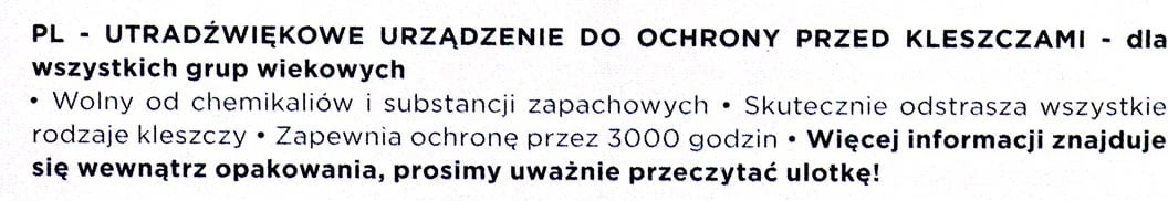 Pajisje ultrasonike kundër krimbave për kafshë, TICKLESS, Jeshile