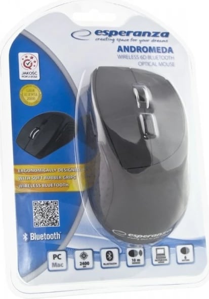 Maus Esperanza EM123K, bluetooth, 2400 DPI, i zi