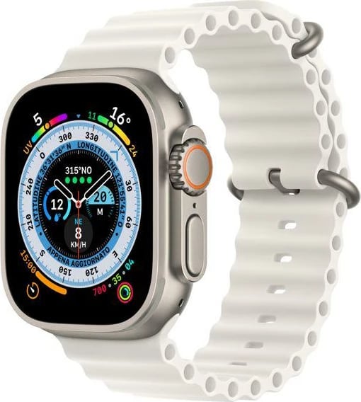 Smartwatch Apple Watch Ultra 49mm, e bardhë