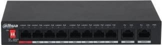 Switch DAHUA PoE PFS3010-8ET-96-V2, Gigabit Ethernet, i zi