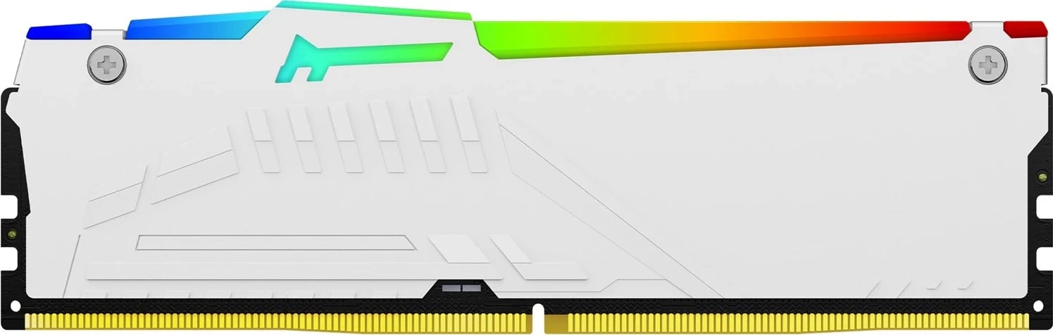 RAM Memorje Kingston FURY Beast 32GB 6000MT/s DDR5 CL40 DIMM, Bardhë me RGB