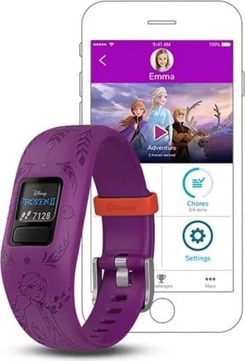 Rrip sportiv për fëmijë Garmin Vivofit Junior 2, ngjyrë lejla