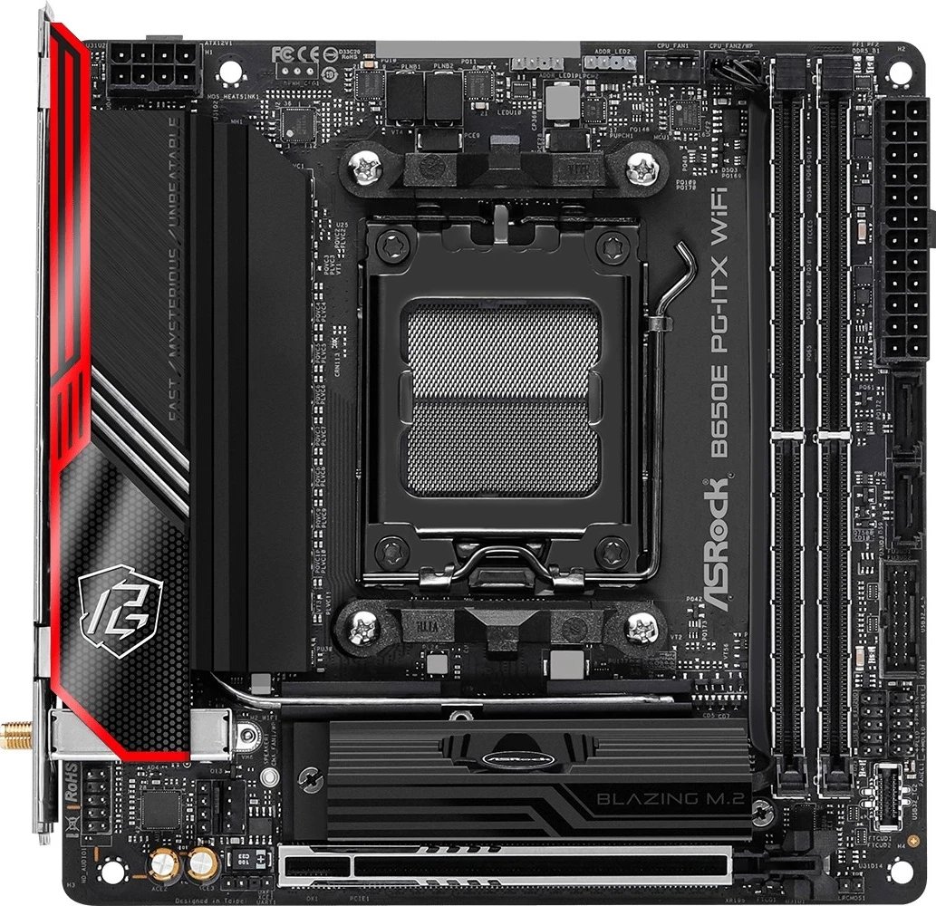 Pllakë amë Asrock B650E PG-ITX WiFi, Socket AM5, mini ITX