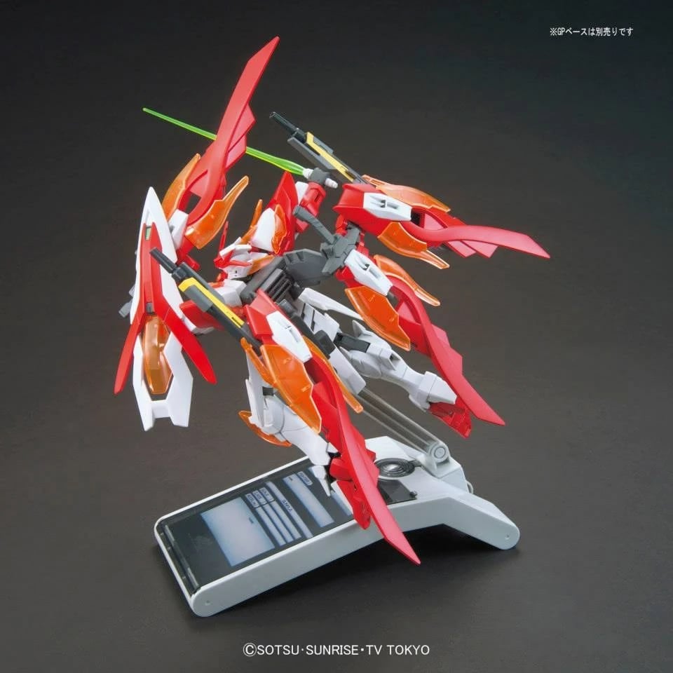 Figurë koleksionuese Bandai HGBF Wing Gundam Zero Honoo, Multikolor