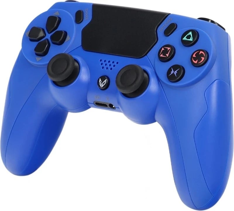 Kontroller SteelDigi STEELSHOCK v3 Payat për PS4, blu