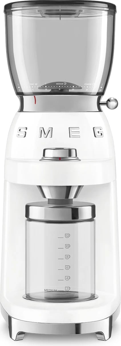 Mulli kafeje SMEG CGF11WHEU, 50´STYLE, bardhë