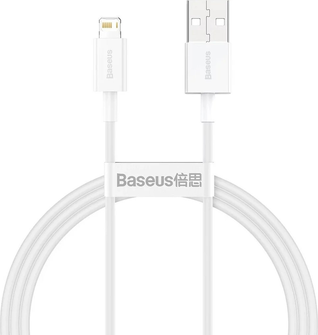 Kabllo karikuese USB-A Baseus Calys-A02, 1.8m, e bardhë