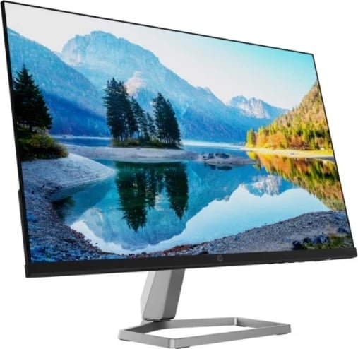 Monitor HP M24fe, 24", Full HD, 75Hz, i zi/ argjend