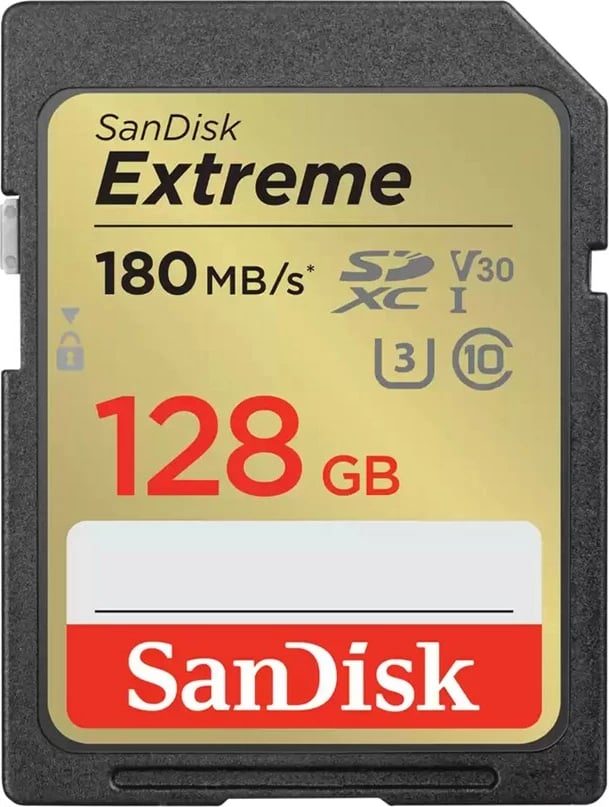 Kartë memorie SanDisk Extreme,128GB