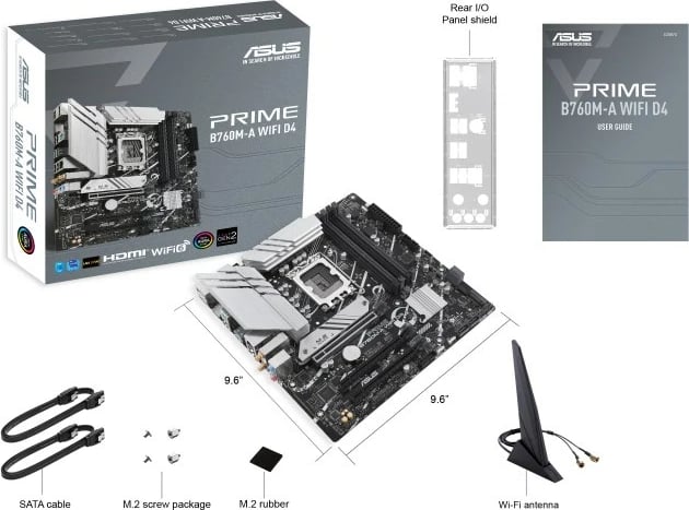 Pllakë amë ASUS PRIME B660M-A WIFI D4 (DDR4) - Intel B660