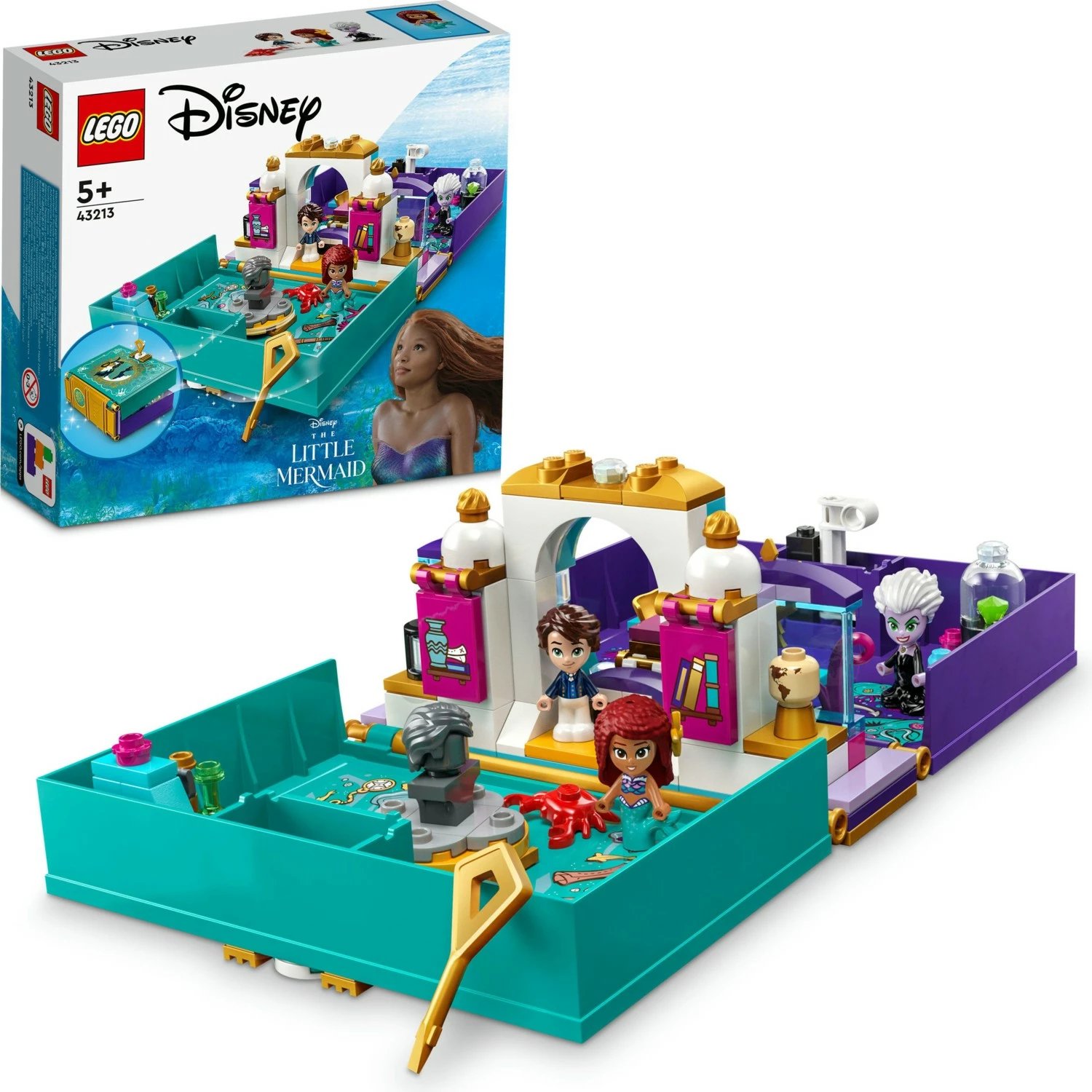 Set për ndërtim Legoedlyy Disney The Little Mermaid, për djem, 134 pjesë