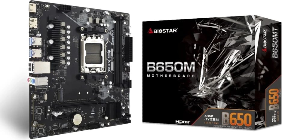 Pllakë amë Biostar B650MT, Socket AM5, micro ATX