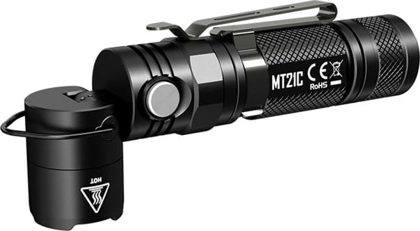 Dritë portative Nitecore MT21C, LED, e zezë