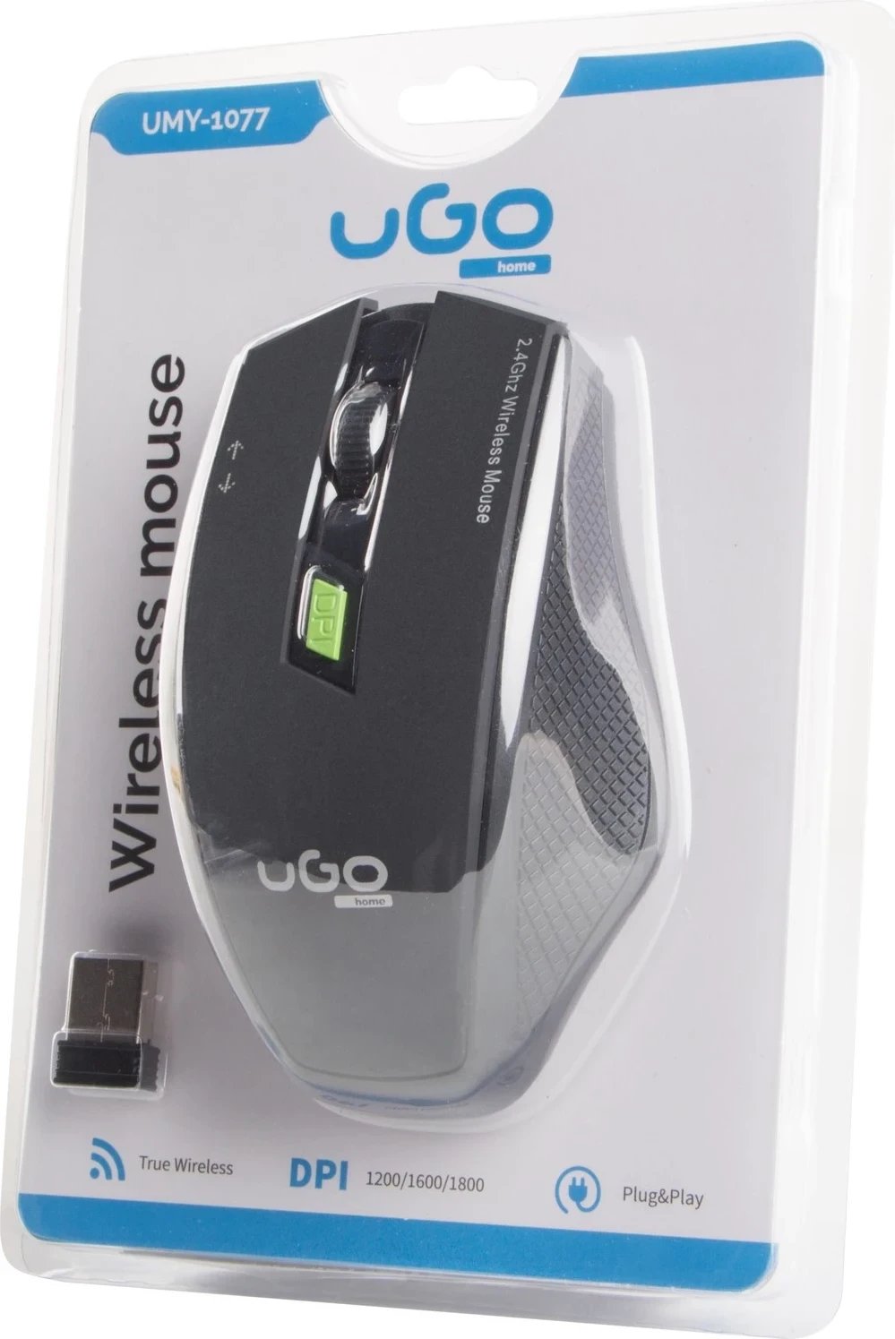 Maus wireless UGO MY-04, 1800dpi, i zi