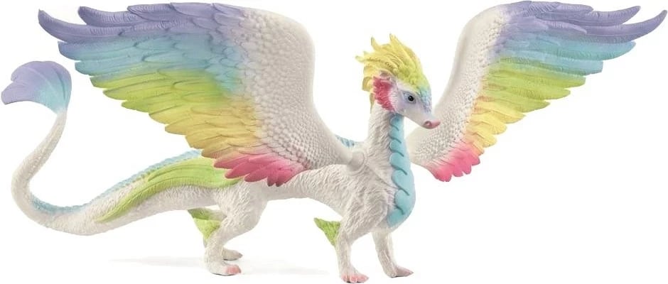 Figurinë Schleich Bayal's Rainbow Dragon, 70728, shumëngjyrëshe