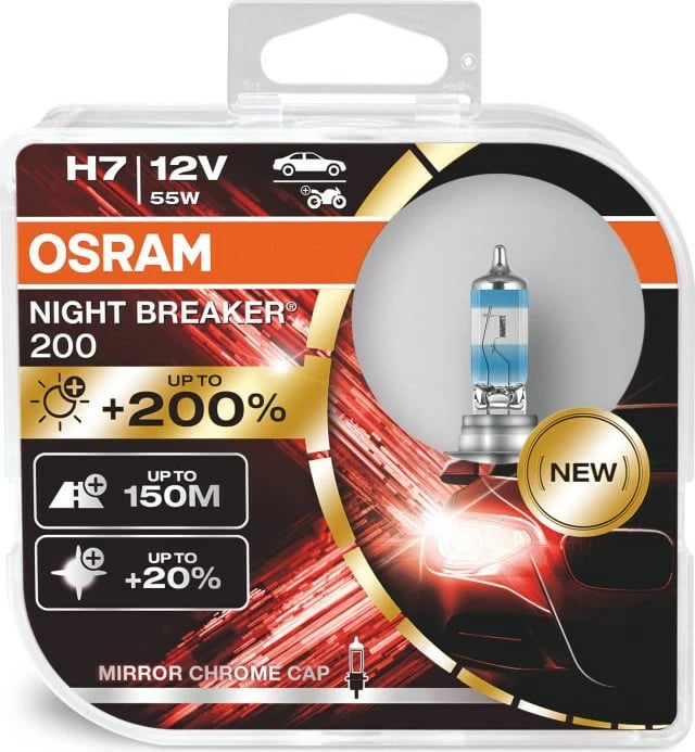 Poç makine Osram, 200 H7, 2 copë