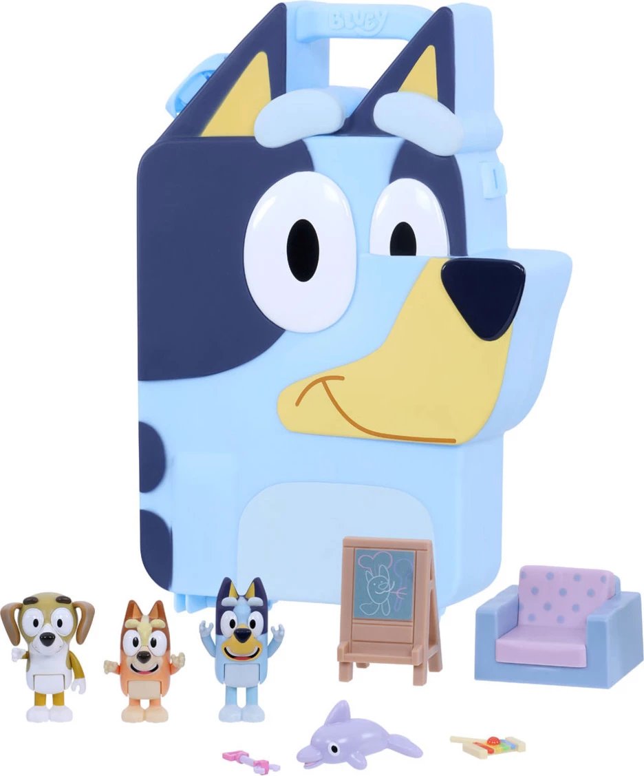 Bluey's Deluxe Play & Go Playset