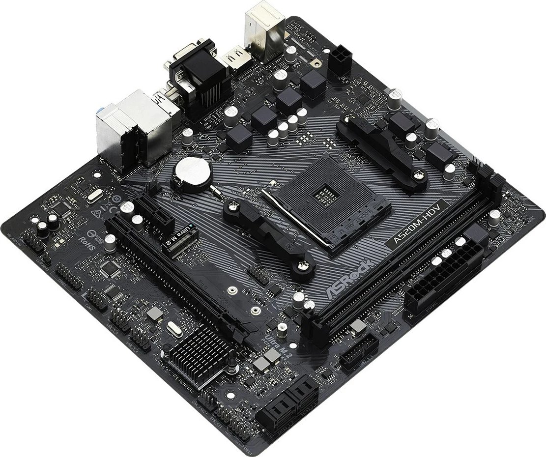 Pllakë amë Asrock A520M-HDV Socket AM4 micro  ATX