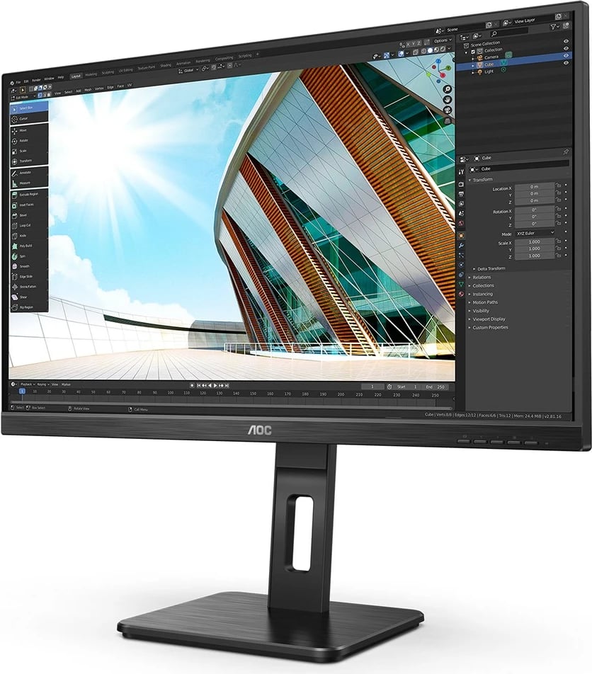 Monitor AOC Q27P2Q, 27", Quad HD, i zi