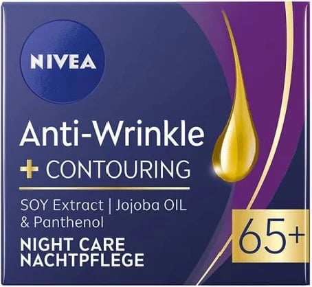 Krem nate Nivea Anti-Wrinkle Contouring 65+, 50 ml