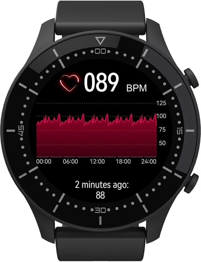 Smartwatch Media-Tech GENUA MT870, 1.3", e zezë