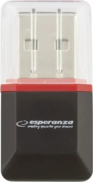 Lexues i kartave Esperanza EA134K, USB 2.0, i zi