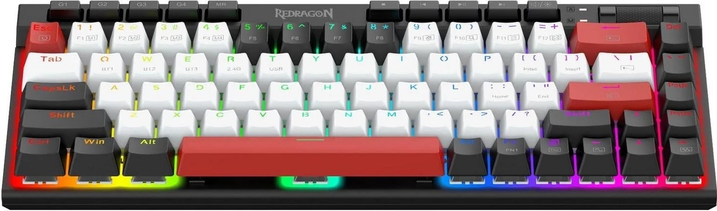 Tastierë Redragon K635WBR-RGB-PRO MagicWand Mini, e zezë