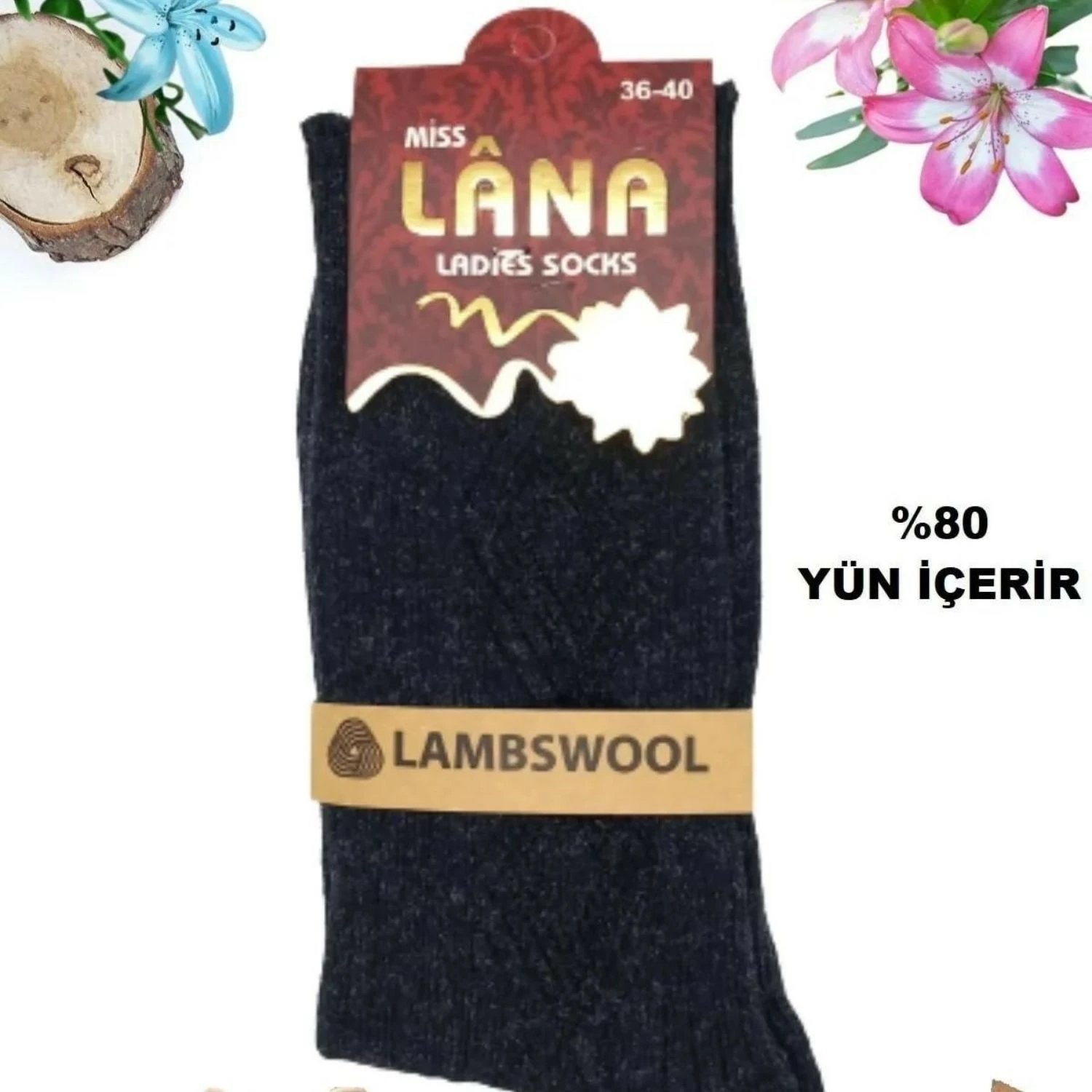 Çorape për femra Kral Socks, të zeza