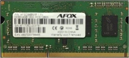 RAM Memorje AFOX SO-DIMM DDR3 8GB, 1600 MHz