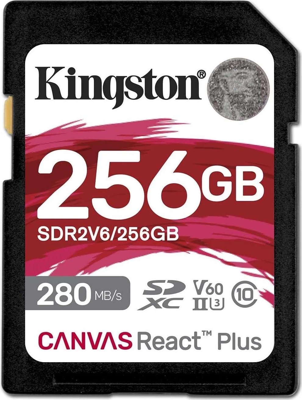 Kartelë memorje Kingston Canvas React Plus SDXC, 256GB, UHS-II, V60