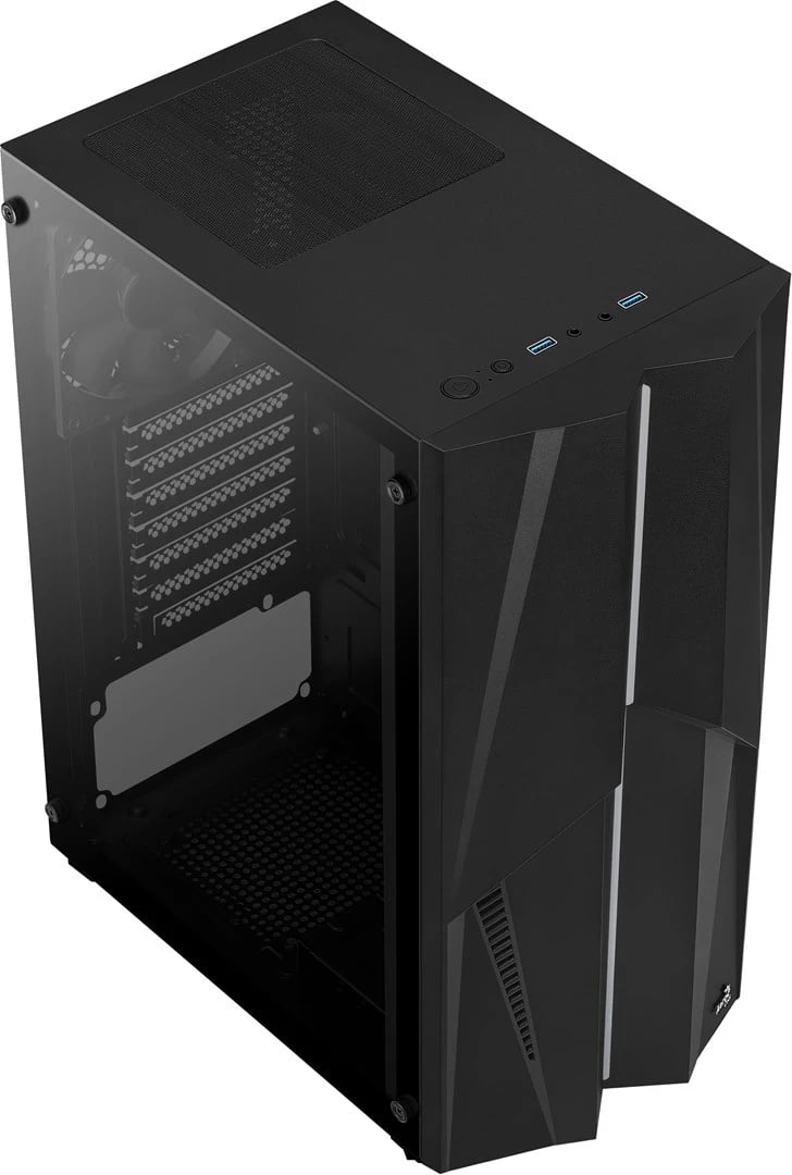 Kasë Aerocool Mecha Midi Tower, e Zezë