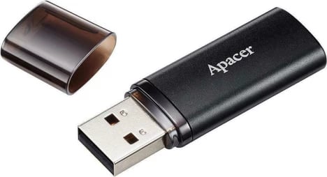  USB Drive Apacer AH25B, 32GB, e zezë