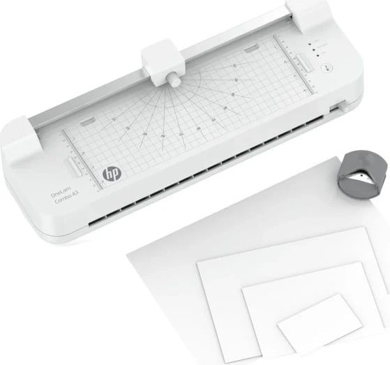 Laminator HP ONELAM COMBO A3 me prerës të integruar, shpejtësi laminimi 40 cm/min, i bardhë