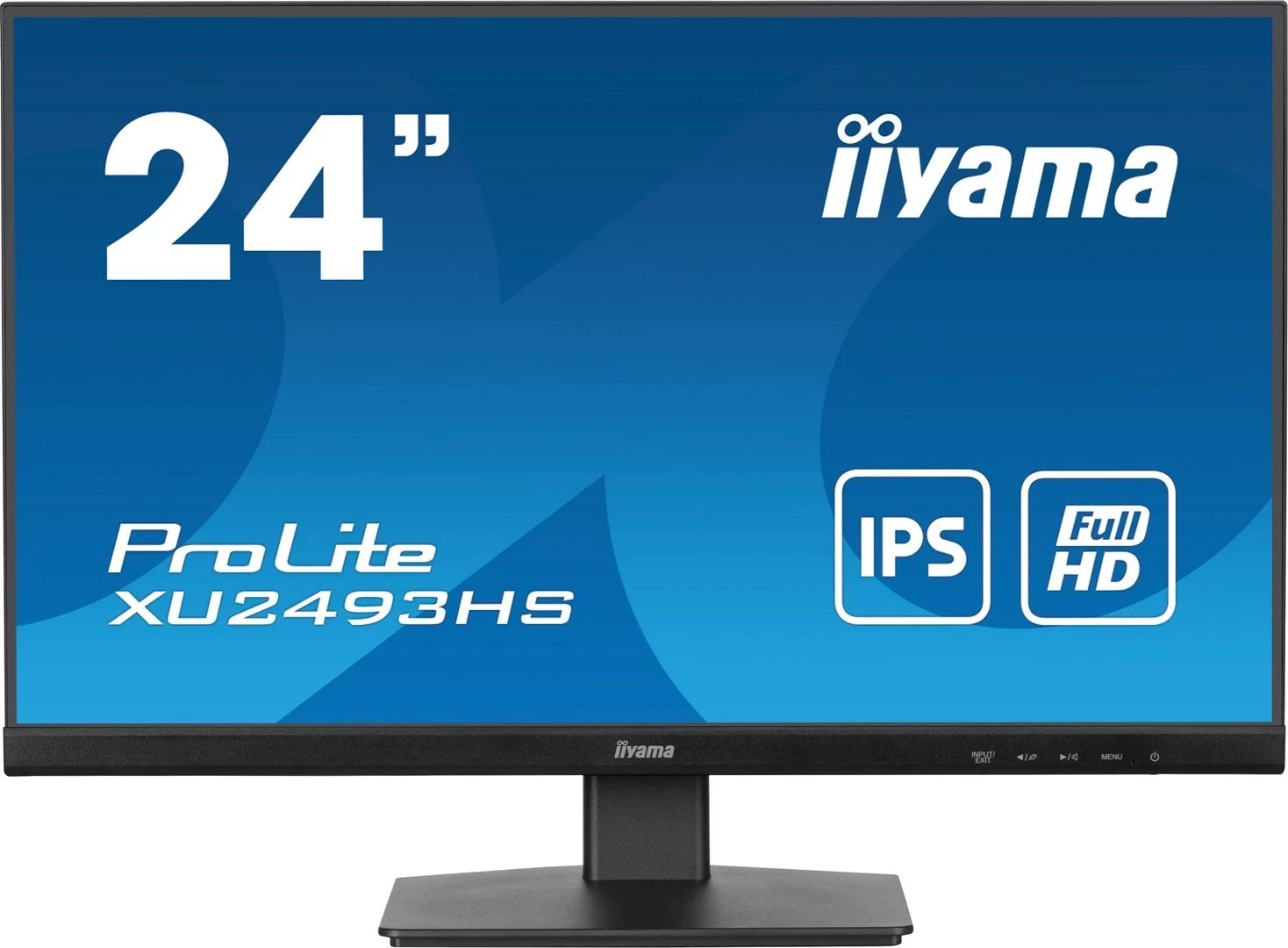 Monitor kompjuteri IIYAMA ProLite XU2493HS-B6, 60.5 cm (23.8") Full HD LED, E zezë