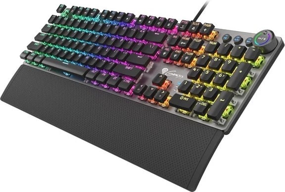 Tastierë mekanike Genesis Thor 400 RGB, Qwerty, USB 2.0, e zezë