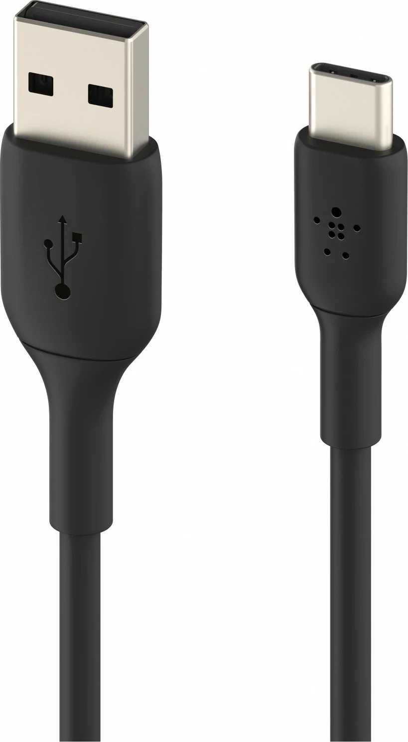 Kabëll Belkin CAB001bt, USB-A në USB-C, 0,15m, i zi