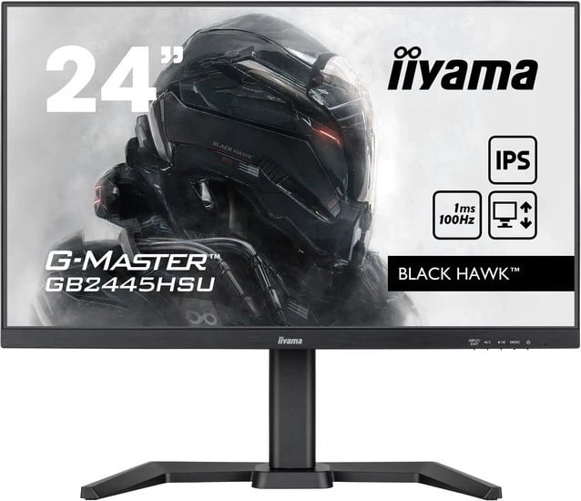 Monitor për lojëra iiyama G-Master GB2445HSU-B1, 24 inç, Full HD, IPS, i zi