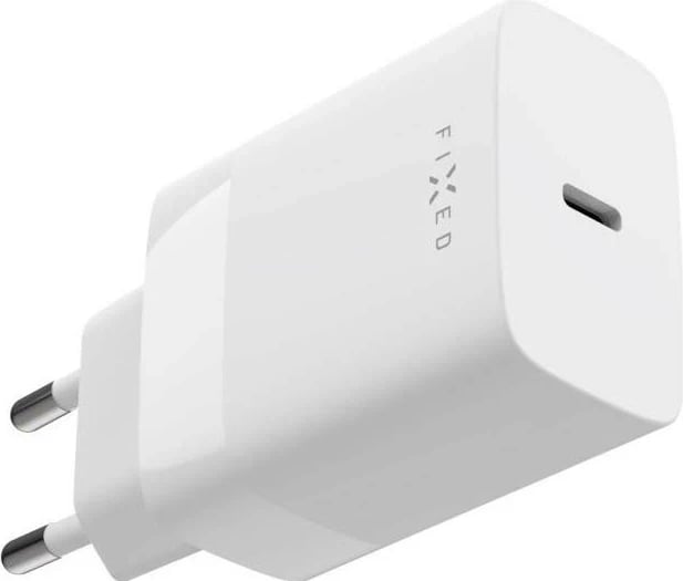 Karikues Fixed USB-C 30W, i bardhë