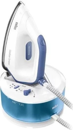 Hekur me avull Braun CareStyle Compact IS 2143 BL, 2400W, bardhë-blu