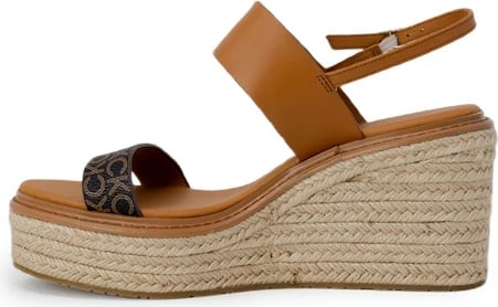 Sandale me platform për femra Calvin Klein, të kafta 