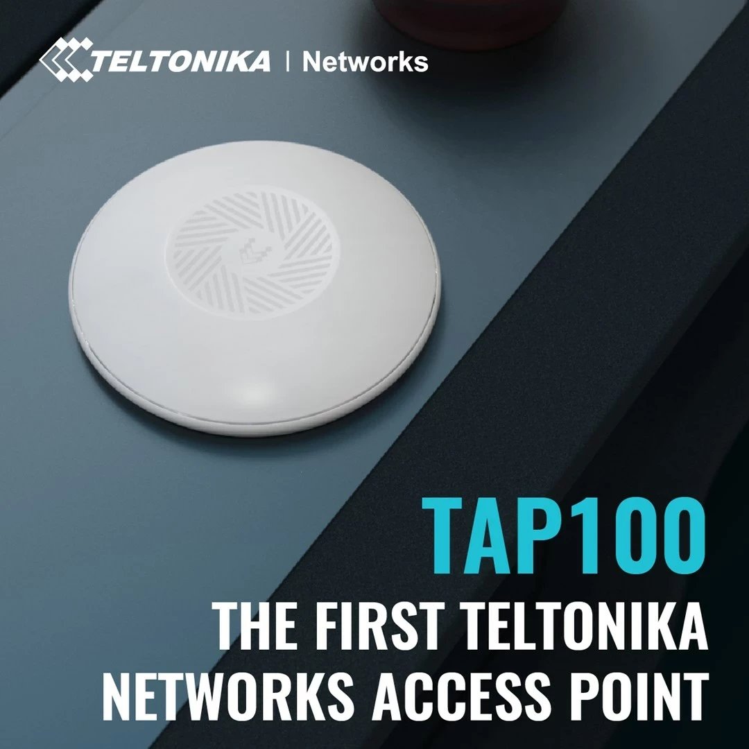 Access Point Teltonika TAP100, Wi-Fi 4, 300 Mbit/s, PoE, Bardhë