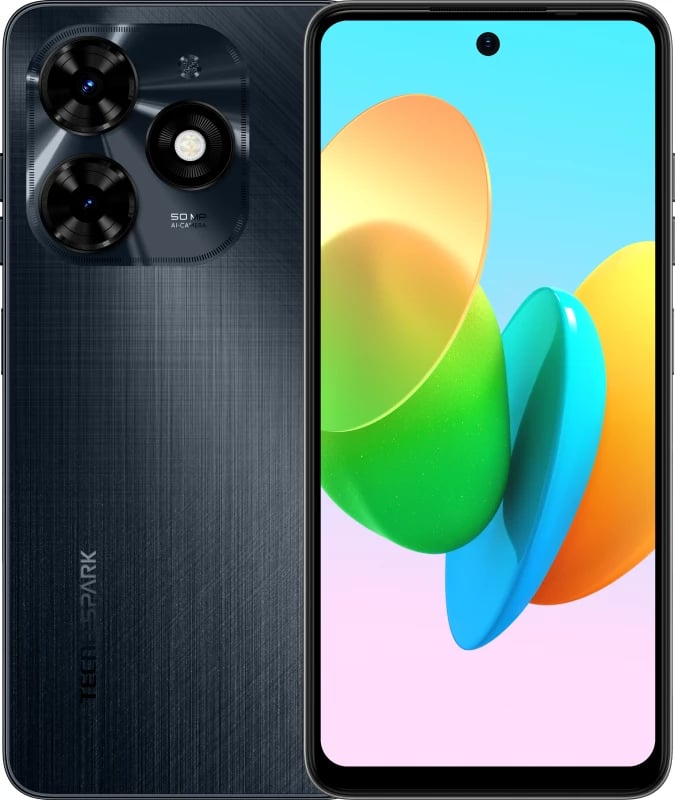 TELEFON TECNO SPARK 20C |  BLACK 8GB RAM 128GB MEMORY