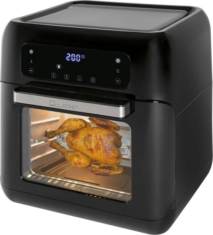 Fryer me ajër të nxehtë Clatronic FR 3747 H, 11 L, 1500 W, e zezë