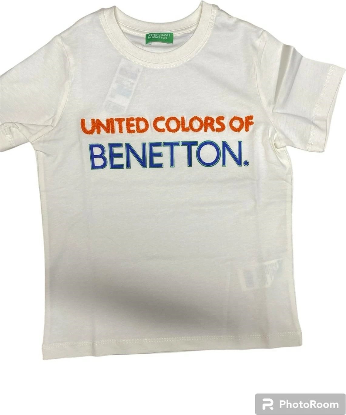 Maicë për djem Benetton BNT-B21361-002, e bardhë